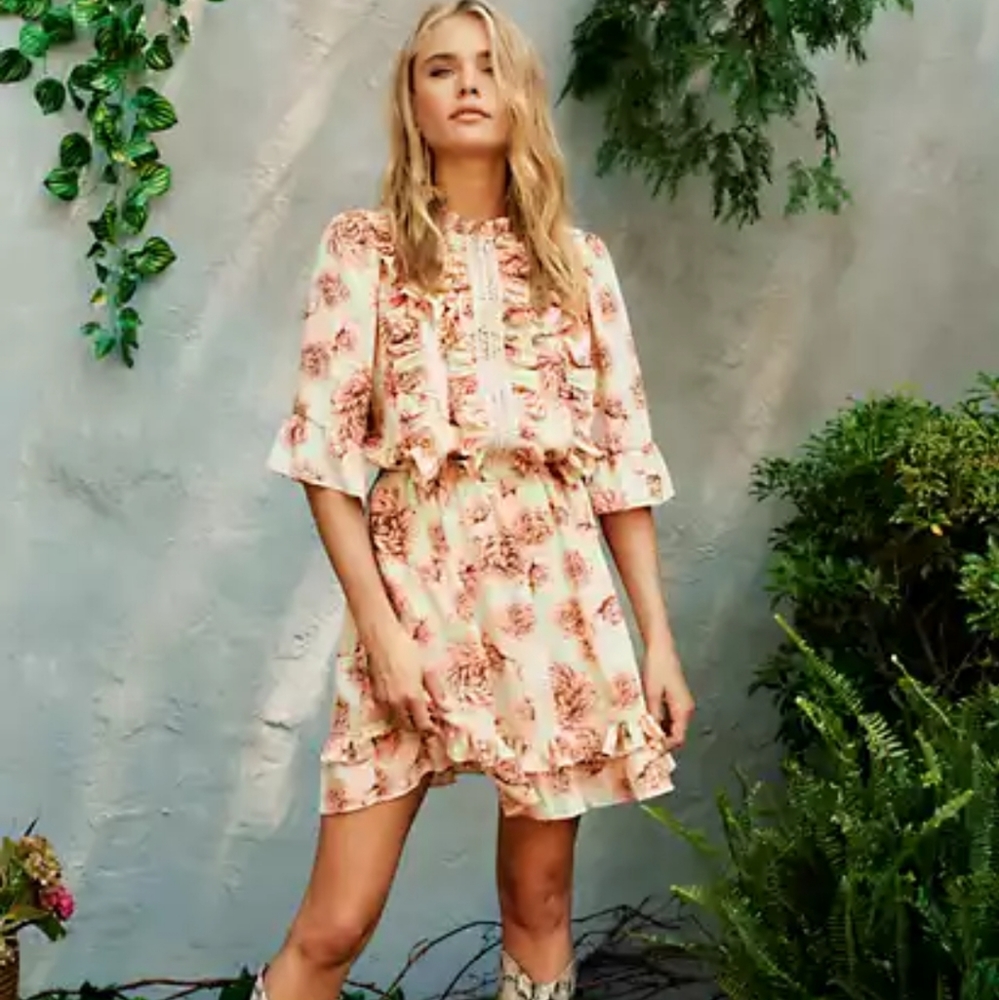 NWT Kate Hudson Lark Recycled Polyester Dress